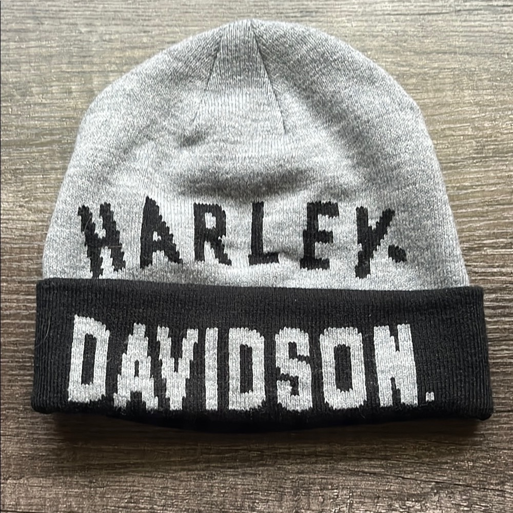 Harley-Davidson Two-Tone Knit Beanie
